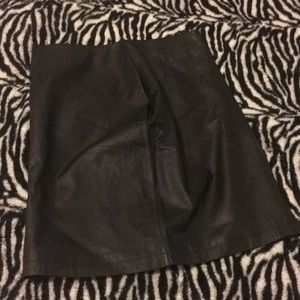 Leather skirt
